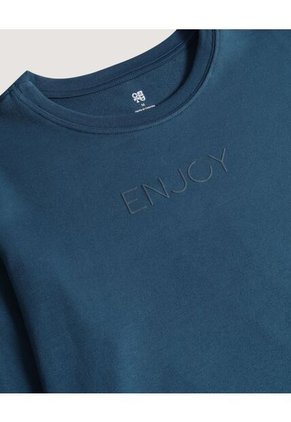 Buzo  Para Mujer Cuello Redondo Color Azul Marca Ostu #40060514