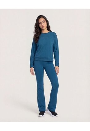 Buzo  Para Mujer Cuello Redondo Color Azul Marca Ostu #40060514