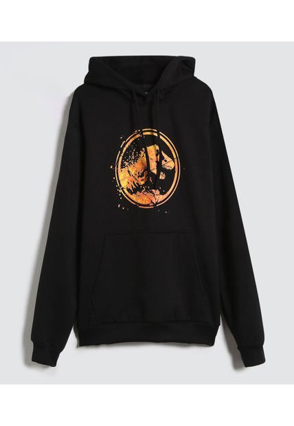 Buzo Para Hombre Hoodie Color Negro Marca Ostu #60060346