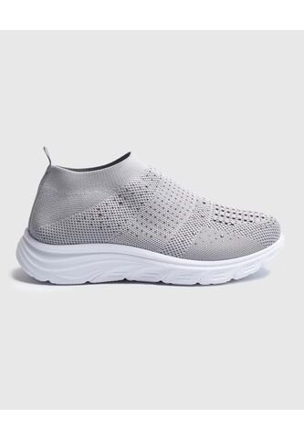 Tenis Para Mujer Sport Color Gris Marca Ostu #40720181 Ostu