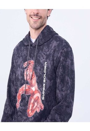 Hoodie Para Hombre Capitán América  De Hombre #60060515 Ostu