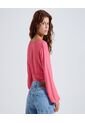 Blusa Para Mujer Manga Larga Color Rosado  Marca Ostu #40120814 de Ostu
