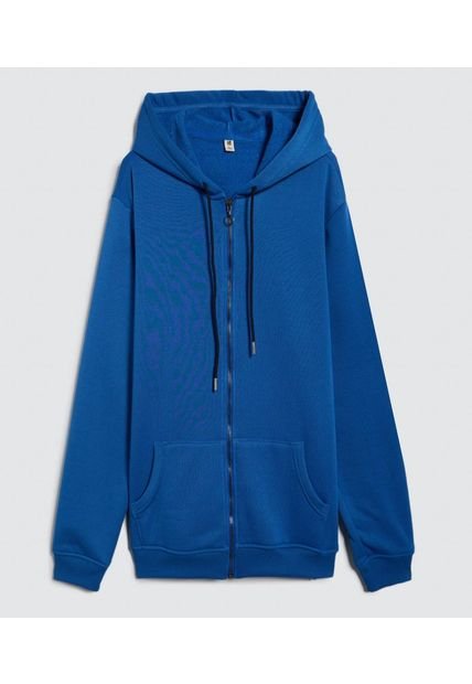 Buzo Para Hombre Zipper Color Azul Rey Marca Ostu #60060384