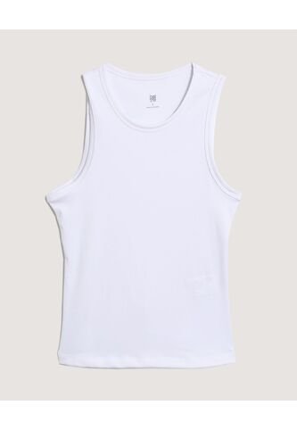 Camiseta  Para Mujer Manga Sisa Cuello Redondo Color Blanco Marca Ostu #40092792 Ostu