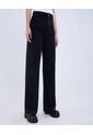 Jean Para Mujer Wide-Leg Minimal Color Negro Marca Ostu #40160479 de Ostu