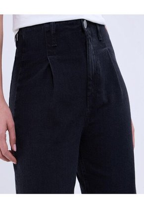 Jean Para Mujer Wide-Leg Minimal Color Negro Marca Ostu #40160479