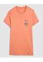 Camiseta Para Niño Manga Corta Color Naranja Marca Ostu #80090228 de Ostu