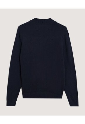 Saco  Para Hombre Cuello Alto O Cuello Tortuga Color Azul Marca Ostu #60330048