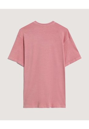 Camiseta  Para Hombre Manga Corta Cuello Redondo Color Coral Marca Ostu #60091674