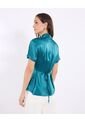 Camisa  Para Mujer Manga Corta Color Verde Marca Ostu #40010374 de Ostu