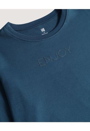 Buzo  Para Mujer Cuello Redondo Color Azul Marca Ostu #40060514