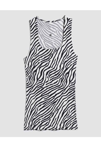 Top Para Mujer Cuello Redondo Color Negro Marca Ostu #40220327