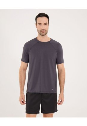 Camiseta Para Hombre Manga Corta Cuello Redondo Color Gris Marca Ostu #60091657