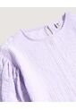 Blusa  Infantil Niña Manga Corta Color Lila Marca Ostu #90120058 de Ostu