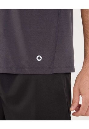 Camiseta Para Hombre Manga Corta Cuello Redondo Color Gris Marca Ostu #60091657