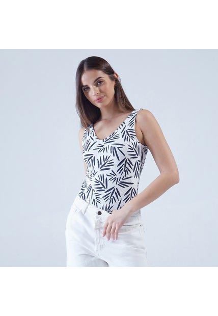 Body Para Mujer Manga Sisa Color Azul  Marca Ostu #40200081