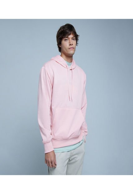 Buzo Para Hombre Hoodie Color Rosado  Marca Ostu #60060399