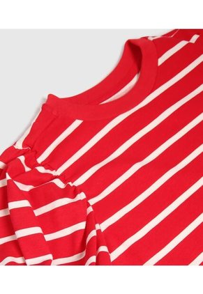 Camiseta Para Mujer Manga Corta Moda Color Rojo Marca Ostu #40092600