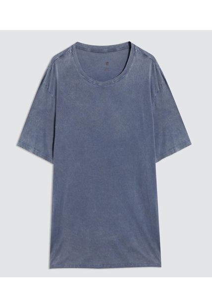 Camiseta Para Hombre Manga Corta Color Azul  Marca Ostu #60091386