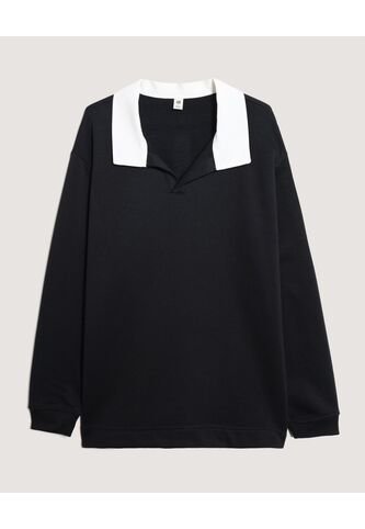 Buzo  Para Hombre Cuello V Color Negro Marca Ostu #60060614 Ostu