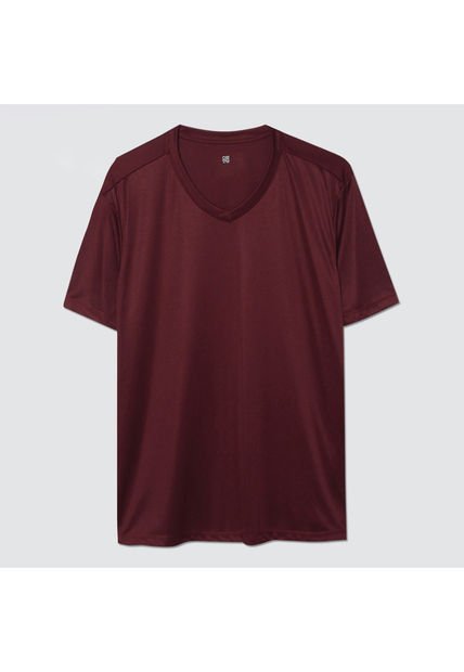 Camiseta Para Hombre Manga Corta Color Vino Marca Ostu #60091065