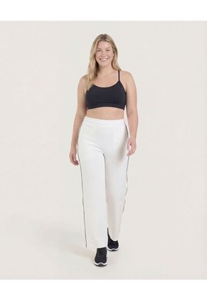 Pantalón  Para Mujer Multiusos Punto Color Marfil Marca Ostu #40070862