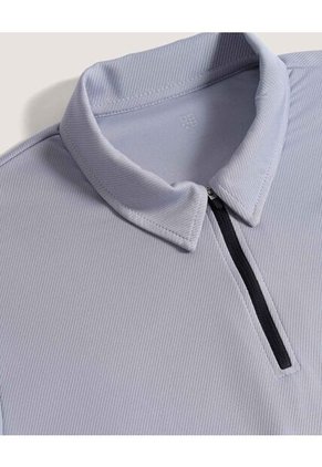 Polo  Para Hombre Cuello Maquina Sin Bolsillo Color Gris Marca Ostu #60110829