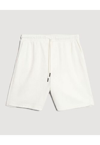 Bermuda  Para Hombre Jogger Corto Color Crema Marca Ostu #60100476 Ostu