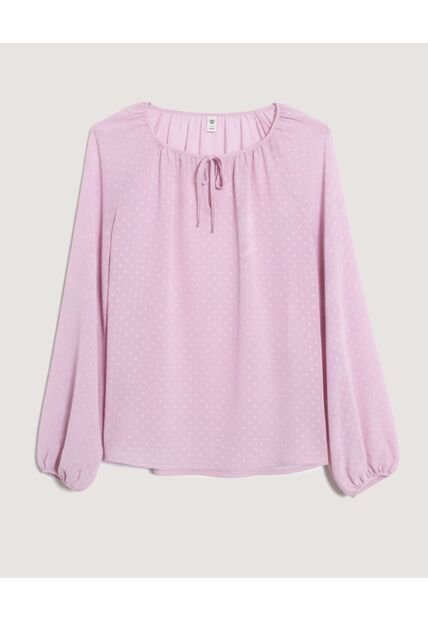Blusa  Para Mujer Manga Larga Color Rosa Marca Ostu #40121245