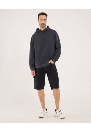 Buzo Para Hombre Hoodie Color Gris Marca Ostu #60060582