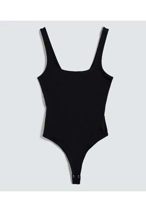 Body Para Mujer Manga Sisa Color Negro Marca Ostu #40200108