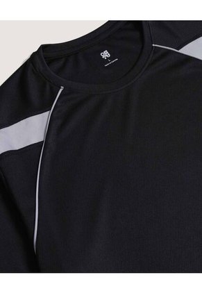 Camiseta  Para Hombre Manga Corta Cuello Redondo Color Negro Marca Ostu #60091854