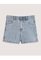 Short  Infantil Niña Mom Color Azul Marca Ostu #90190055 de Ostu
