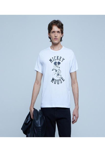 Camiseta Para Hombre Manga Corta Color Blanco Marca Ostu #60091096