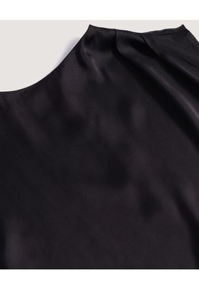 Blusa  Para Mujer Manga Sisa Color Negro Marca Ostu #40121241