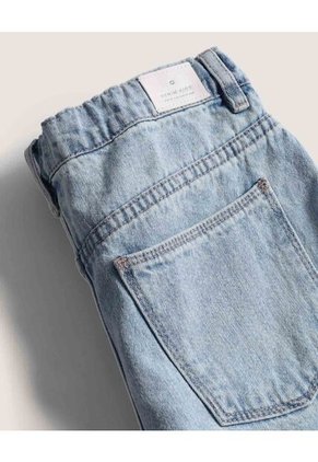 Short  Infantil Niña Mom Color Azul Marca Ostu #90190055