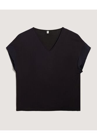 Blusa  Para Mujer Manga Corta Color Negro Marca Ostu #40121059 Ostu