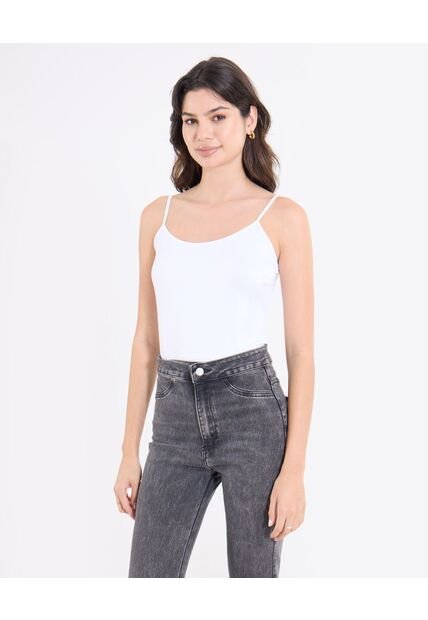 Top  Para Mujer Tiras Color Blanco Marca Ostu #40220459