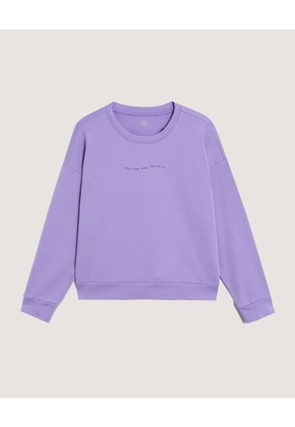 Buzo  Para Mujer Cuello Redondo Color Lila Marca Ostu #40060513