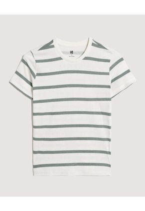 Camiseta X2 Infantil Niño Manga Corta Cuello Redondo Color Beige Marca Ostu #80090308