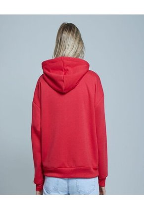 Buzo Para Mujer Hoodie Color Rojo Marca Ostu #40060311
