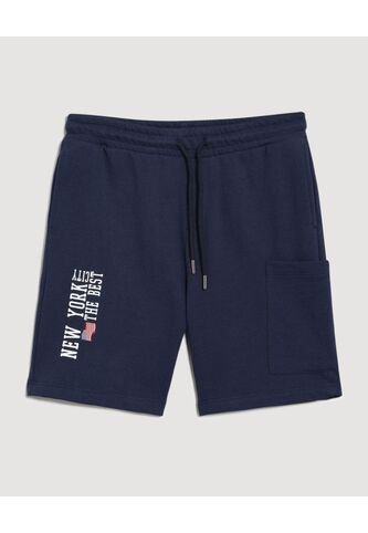 Bermuda  Infantil Niño Regular Corto Color Azul Marca Ostu #80100061 Ostu