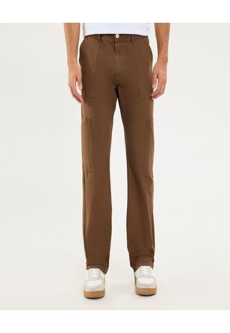 Pantalón Para Hombre Moda Color Café Marca Ostu #60070466 Ostu