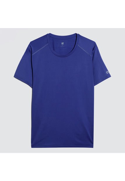 Camiseta Para Hombre Manga Corta Color Azul  Marca Ostu #60091121