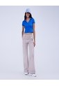 Polo Para Mujer Manga Corta Color Azul  Marca Ostu #40110158 de Ostu