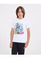 Camiseta  Infantil Niño Manga Corta Cuello Redondo Color Blanco Marca Ostu #80090325 de Ostu