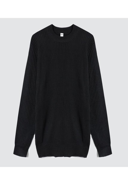 Saco Para Hombre Cuello Redondo Color Negro Marca Ostu #60330040