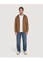 Buzo Hoodie Zipper De Ajuste Cómodo  Para Hombre Café Ostu de Ostu