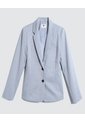 Blazer Para Mujer Blazer Color Gris  Marca Ostu #40400013 de Ostu