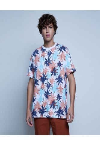 Camiseta Para Hombre Manga Corta Color Blanco Marca Ostu #60091166 Ostu